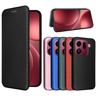 For OPPO FIND X9 PRO Shockproof Rugged Fiber Stand Phone Case + Tempered Glass