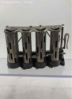 McGill Silver Four Barrel Dispenser Belt Hooks High Speed Coin Changer