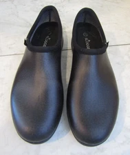 Sloggers Black Rubber Slip On Clogs Garden Shoes Men’s Size 11