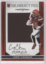 2016 Panini Preferred Rookie Silhouettes 131/149 Corey Coleman #65 Auto 2m4