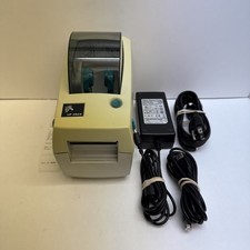 Zebra LP 2824 Thermal Barcode Label Printer with power cord