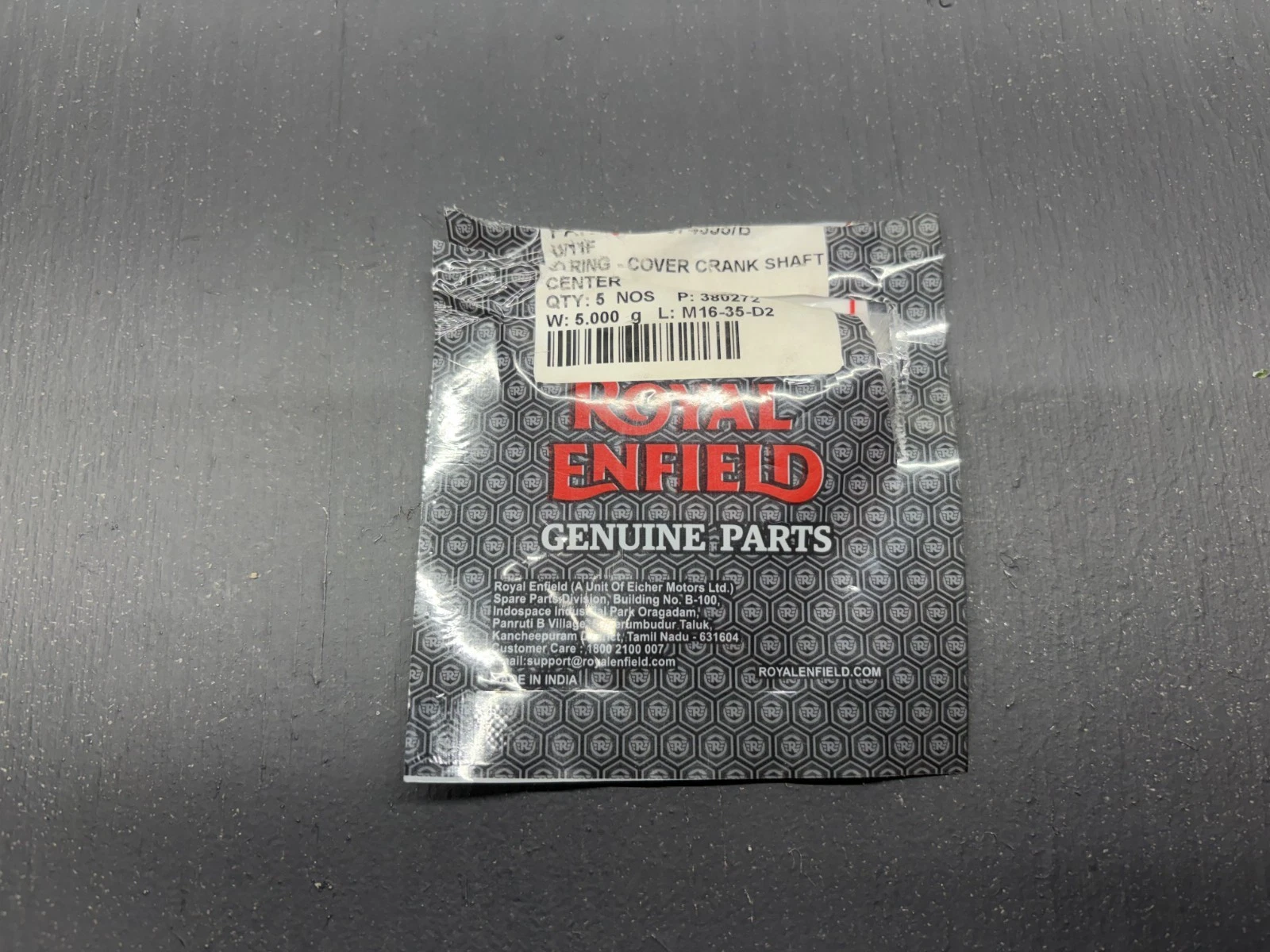 574358/B | Royal Enfield O-Ring – Crankshaft Cover