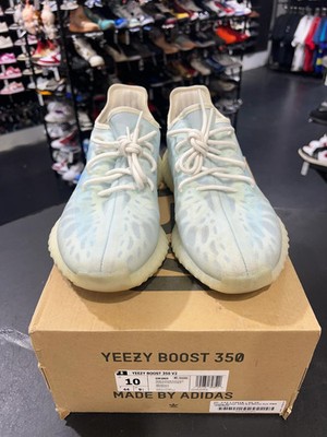 Size 10 - adidas Yeezy Boost 350 V2 Mono Ice PRE-OWNED