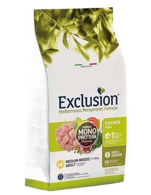Exclusion Mediterraneo - Adult Small al Pollo da 7 Kg | Moby Dick
