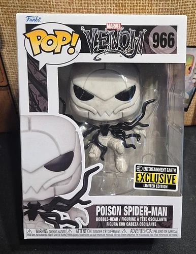 Funko POP! Venom POISON SPIDER-MAN #966 Marvel EXCLUSIVE +Protector