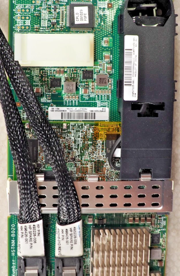HP Smart Array 4K1195 RAID Controller Card 1GB 587224-001 488948-001 w/ Wires - Image 4 of 4
