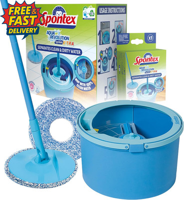 Aqua Revolution System X'tra Bodenwischer und Eimer Set mit gratis Nachfüllung | separat