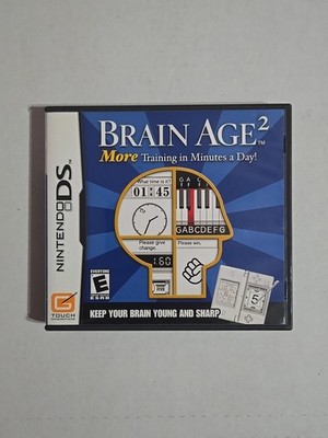 Brain Age 2 More Training in Minutes a Day Nintendo DS Complete