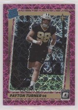 2021 Donruss Optic Rated Rookie Pink Velocity Prizm 21/79 Payton Turner #259 s3g