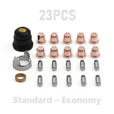 23pcs Plasma Cutter Consumables Kit for YESWELDER CUT Series IPT40 Tip Electrode