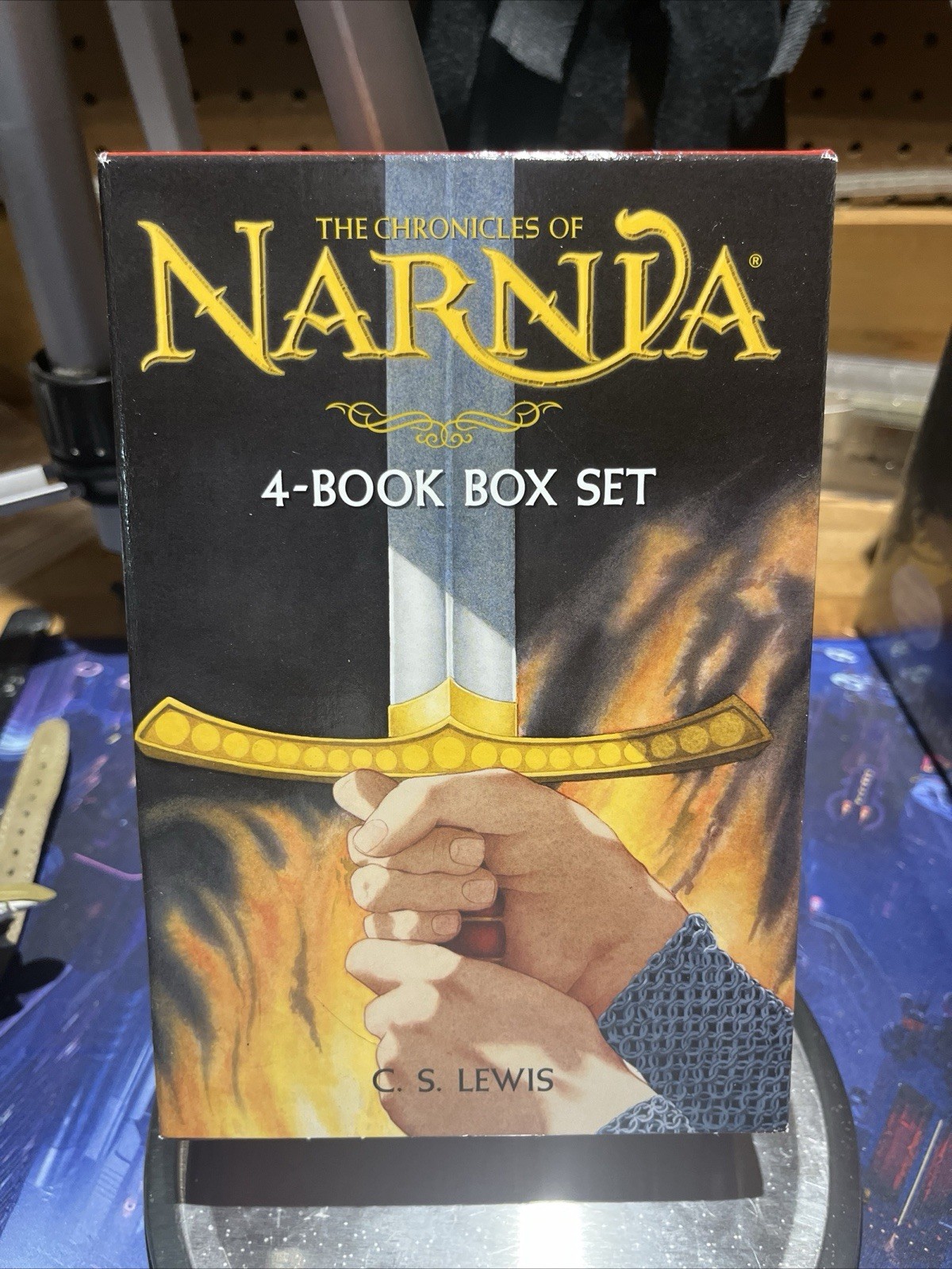 The Chronicles of Narnia Boxed Set of 4 Books C S Lewis, Wardrobe On Good Shape
