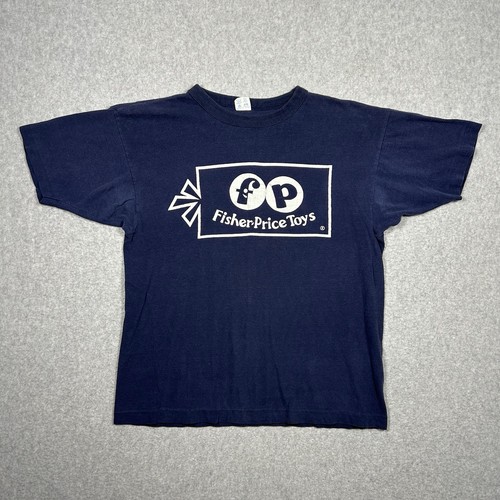 Vintage Champion Fisher Price Toys Promo Tshirt Little People Size Large USA