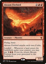 Akoum Firebird - Normal LP MTG Battle for Zendikar