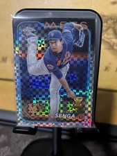 Topps 2024 Chrome X-Fractor Rookie Kodai Senga #31 New York Mets Baseball