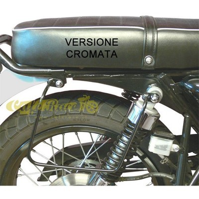 Spaan Chrome Frames Bags MASH125-250 Cafe Racer-Seventy-Seventy Five