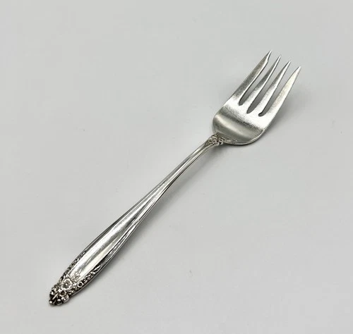 International Silver Prelude Sterling Silver Salad Fork – No Monogram