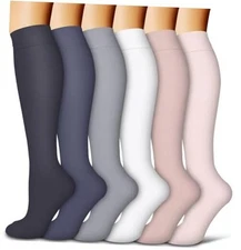 COOLOVER Copper Compression Small-Medium 02 Black/Navy/Gray/White/Red/Pink