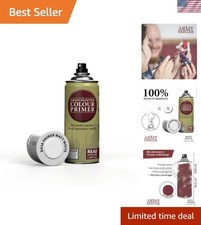 High-Quality 400ml Matte White Acrylic Primer for Fast Miniature Coverage