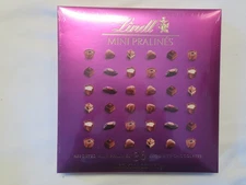 (1) Box Lindt Mini Pralines 36 Exquisite Chocolates In Gift Box 6.2 Oz