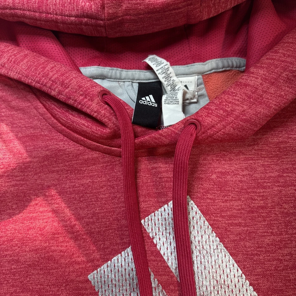 Sudadera con Capucha Juvenil Rosa Adidas Talla X-Grande Foto 3 de 4