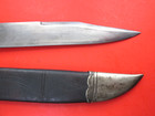 CIVIL WAR ERA BOWIE KNIFE SHEATH HORSE CROOKES SHEFFIELD 1800S BONE ANTIQUE OLD — photo 2