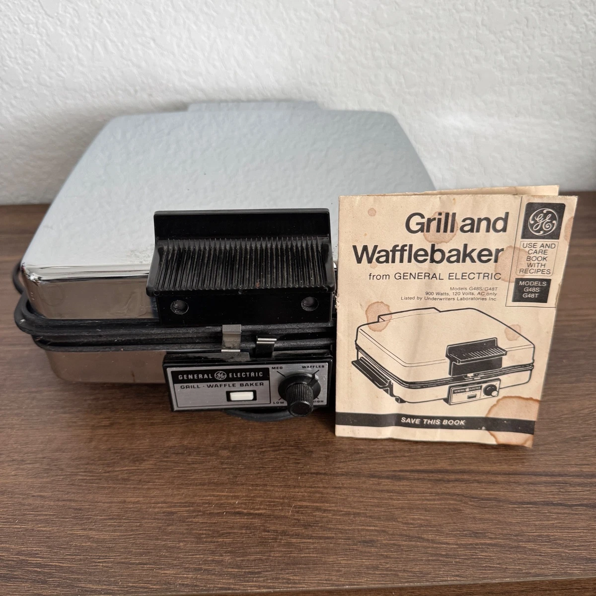 GE 900-1199 W Square Waffle Makers for sale | eBay
