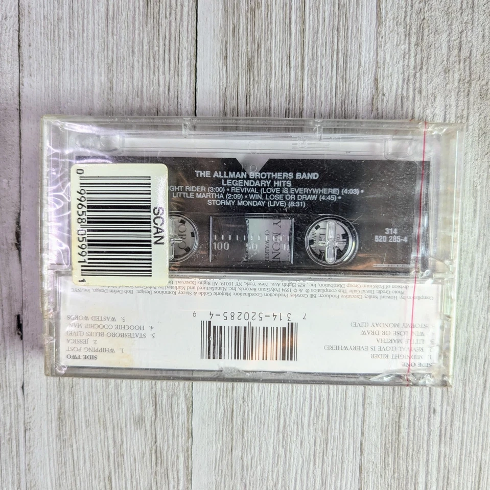 Legendary Hits by The Allman Brothers Band Cassette, 1994 PolyGram Records - Image 2 of 4