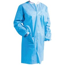 Lab Coats Medium 10/Pk Fluid Resistant Static Free Autoclavable