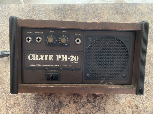 Rare 1980’s Crate PM-20 Vintage Personal Amp/Monitor Combo  - Picture 1 of 4