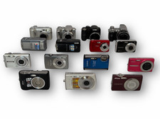 Lot of 15 Digital Cameras For Parts Or Repair