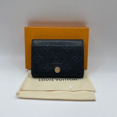 Louis Vuitton Geldbörse Purpur Leder Schwarz 155422462