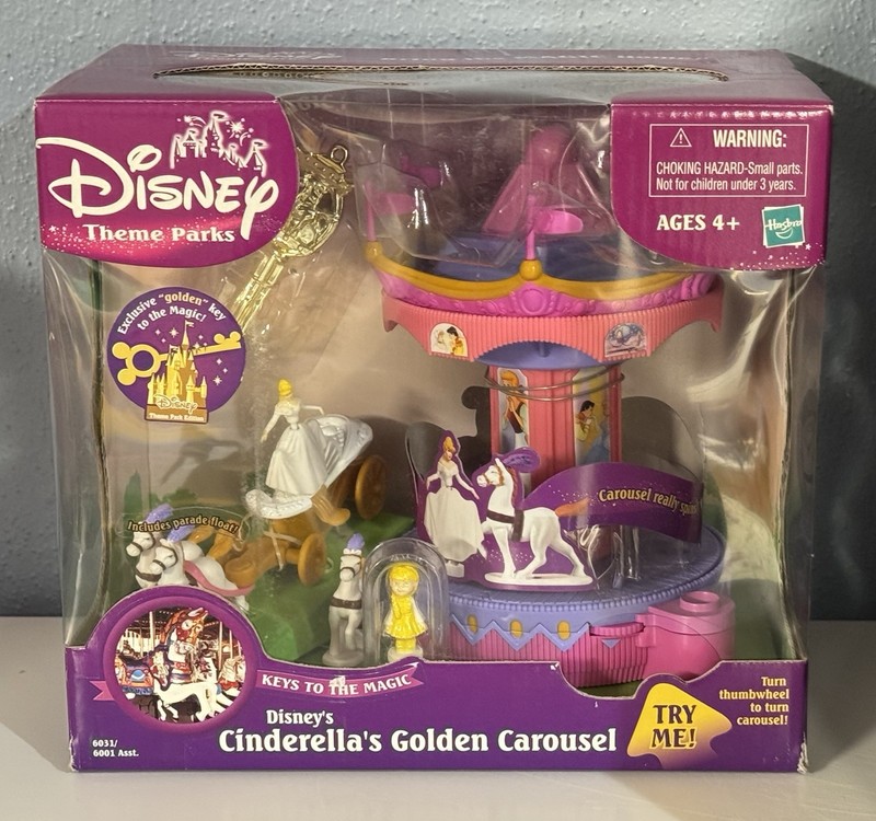 2003 Hasbro Prototype ? Disney Theme Park Cinderella’s Golden Carousel Gold Key