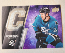 #L-6  2021-22 Upper Deck Ahl Jaycob Megna AHL Captains San Jose Sharks