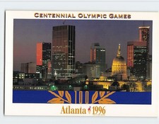Postcard City Skyline 1996 Centennial Olympic Games Atlanta Georgia USA