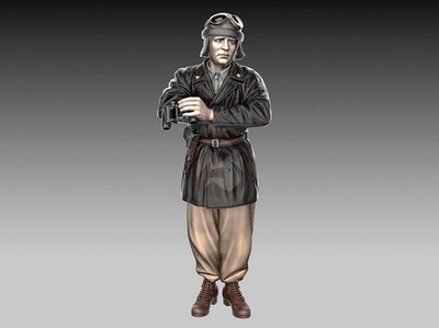 Royal Model 1/48 Italian Fiat-Ansaldo M13/40 Tanker in Turret w/Binoculars 980