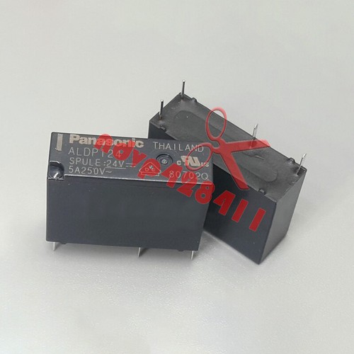 5 Stück Panasonic 4Pins 24VDC ALDP124 5A 250VAC Relais