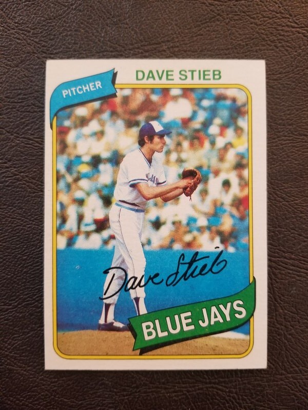 DAVE STIEB ROOKIE 1980 TOPPS BASEBALL CARD #77 TORONTO BLUE JAYS