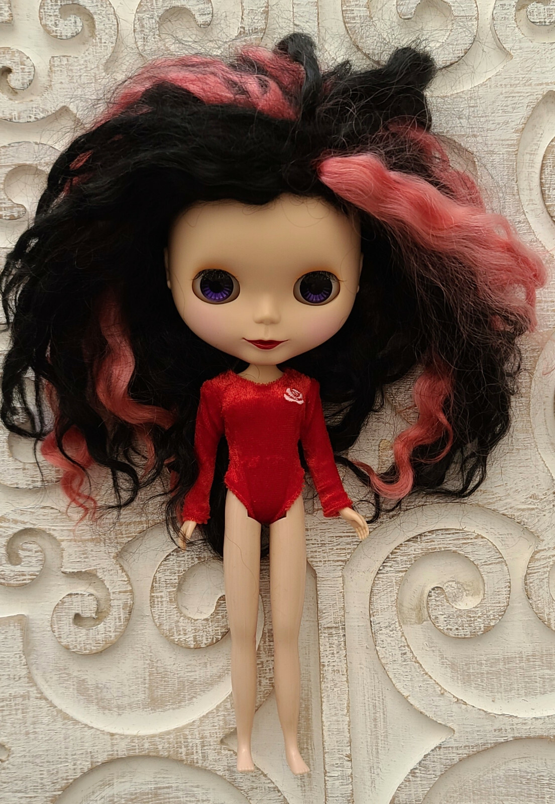 * WOW! CUSTOM ROSIE RED ENCORE BLYTHE DOLL BY MILKY WAY *