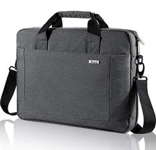 17 17.3 Inch Laptop Bag Briefcase Expandable Multi-function Shoulder Messenge...