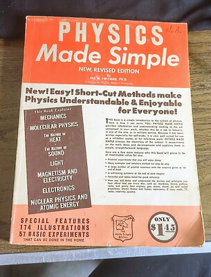 Physics Made Simple  1954 Great Condition.! 