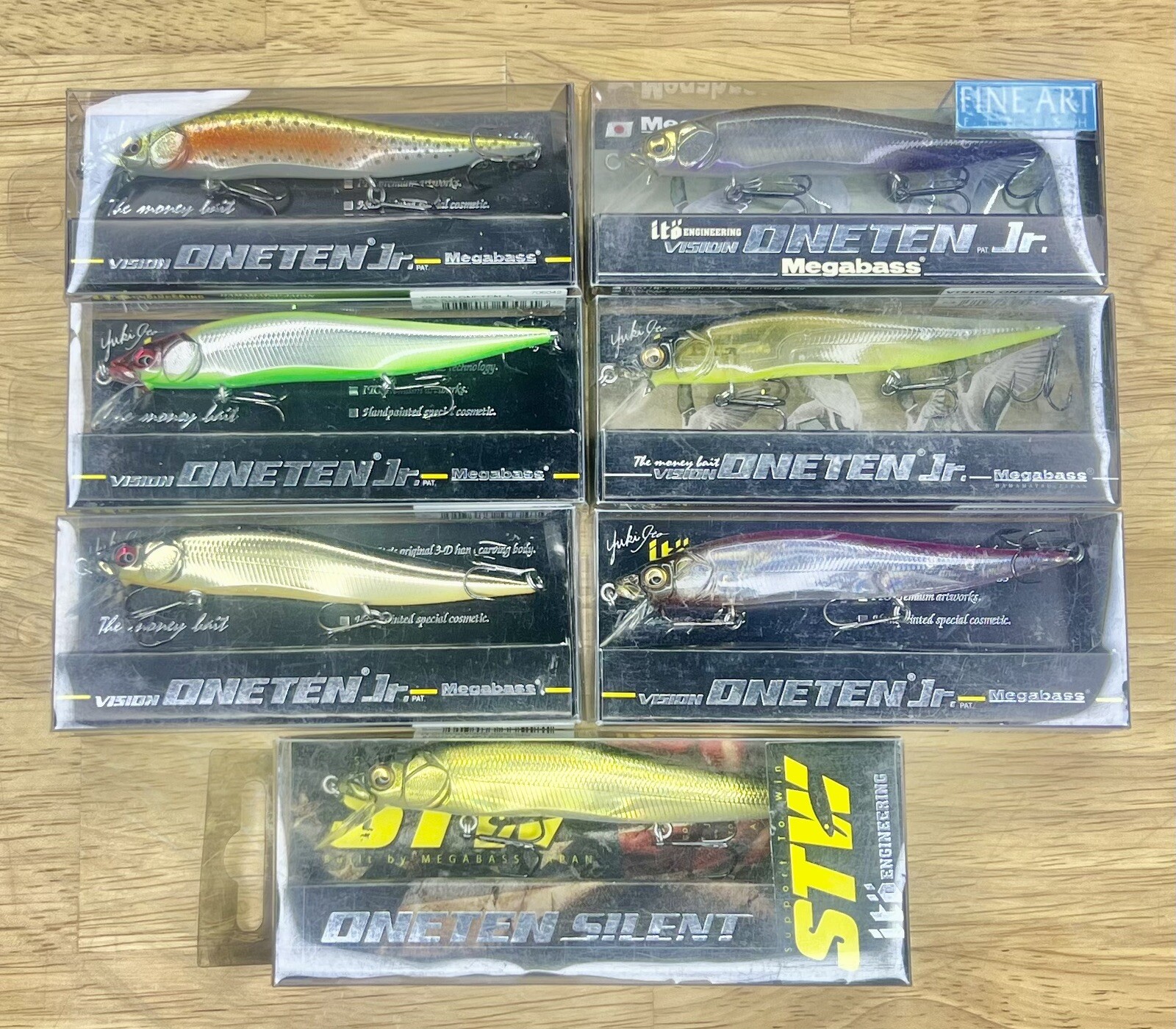 Megabass (Lot Of 7) JDM Ito Vision OneTen Jr. Jerkbaits, Free Shipping! NWT! - Image 3