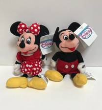 The Disney Store, Mini Bean Bags, Mickey And Minnie, New