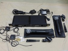 2 Shure Glxd4r Digital Single Channel Rack Mount Receivers + 2 Glxd2 Microphones