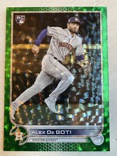 2022 Topps Update #US29 Alex De Goti RC Rookie Green Ice /499 Houston Astros