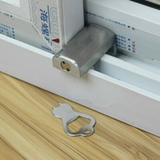 Window Restrictor Stopper Limit Lock Secure Key Locking Kid Safety Protector New