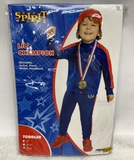 Spirit Halloween Boys Toddler Size 5T-6T Lil Champion Costume New