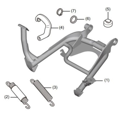 2024-2025 Genuine Honda Africa Twin Adventure Sports Centerstand