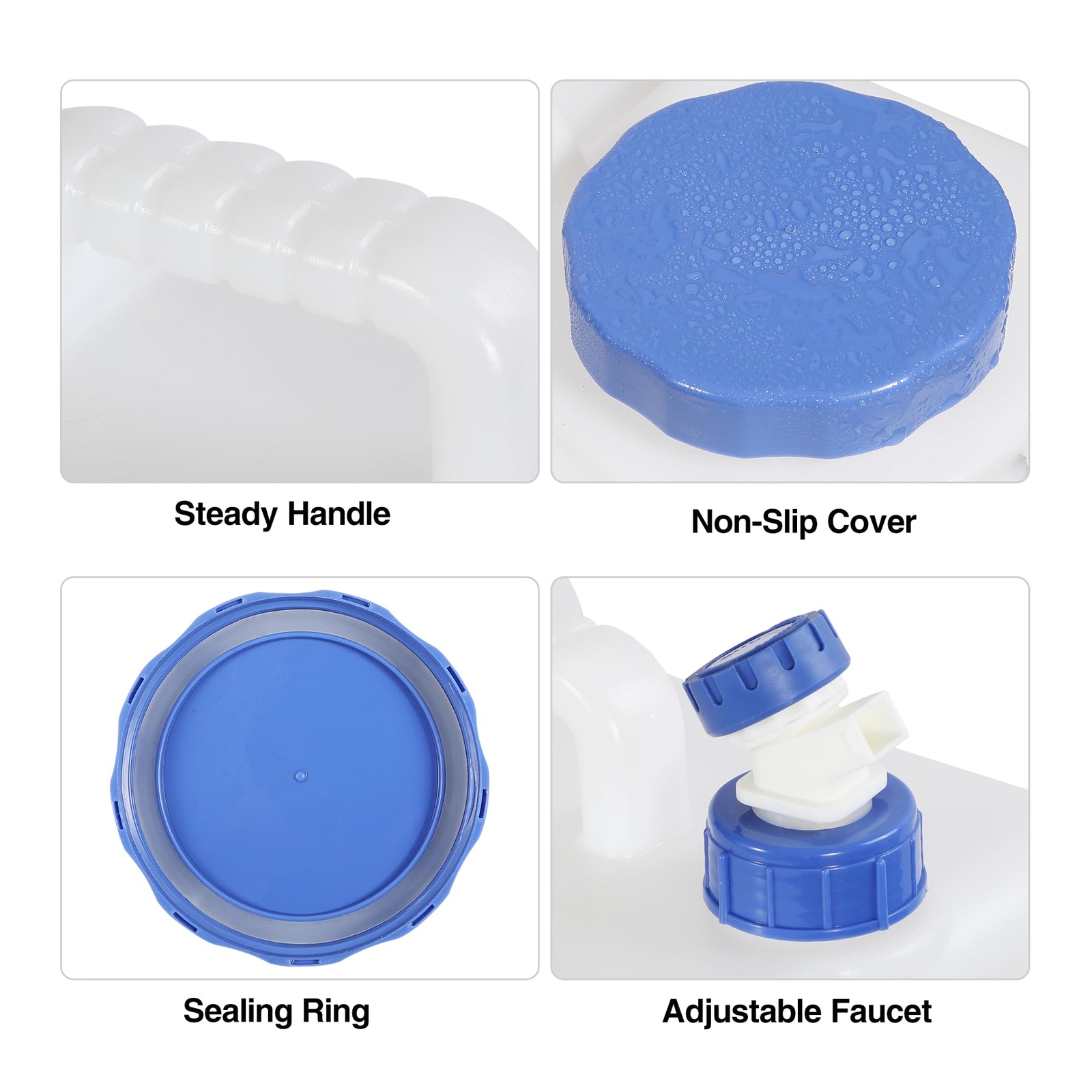 PORTABLE WATER CONTAINER Jug with Spigot for Camping Picnic 15 Liters REDCAMP