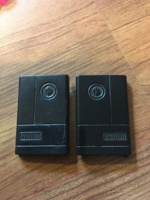 G.I. Joe Vehicle Part_1986 Cobra Night Raven Jet Right & Left Side Engine Covers