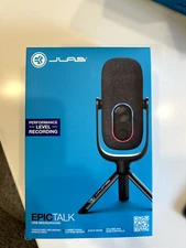 JLab Epic Talk USB Microphone Black, NEW